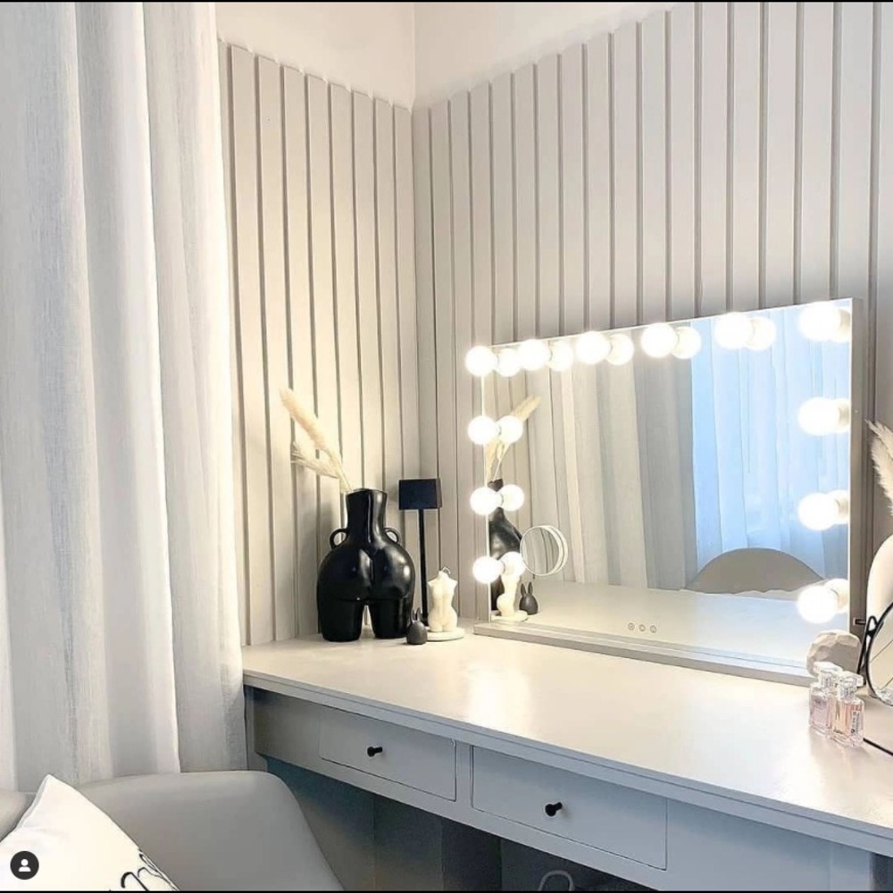 Brand new vanity makeup mirror for glam room
